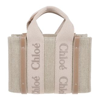 Chlo&eacute; Tote Bags, female, Beige, Size: ONE SIZE Mini Tote