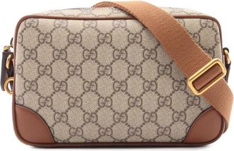 Gucci Pre-owned Gucci GG Supreme Emblem Crossbody Ladies 61A48R8P5C1PJ6MG