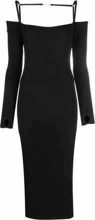 Jacquemus Chique Zomerjurk - Dames - Casual kleedjes - Zwart - XS - Kleedjes