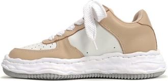 Miharayasuhiro WAYNE OG Sole Leather Low-top Sneaker Beige White A08FW706-BEIGE