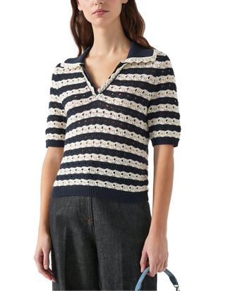 L.k. Bennett Lk Bennett Charlee Knitted Top