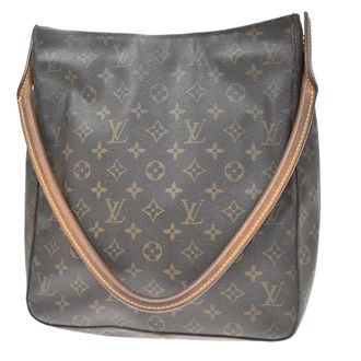 Louis Vuitton Looping Monogram Canvas Brown Canvas Handbag (Pre-Owned)