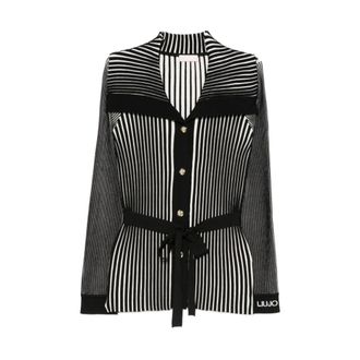 Liu Jo Shirts, female, Multicolor, Size: M Striped Knit Cardigan