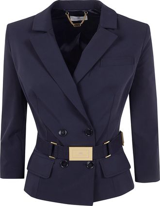 Elisabetta Franchi Belted Safari Jacket