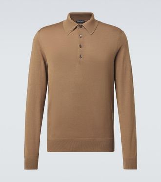 Tom Ford Wool gauge polo sweater