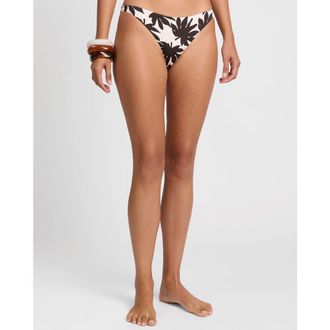 Onia Cora Bikini Bottom in Egret/espresso at Nordstrom, Size X-Small