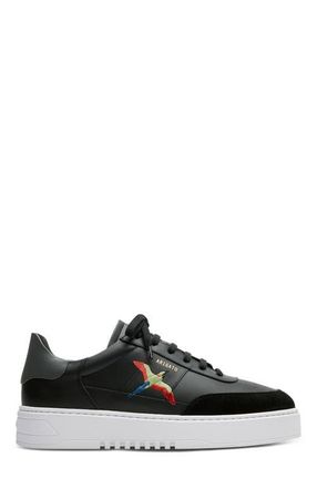 Axel Arigato Orbit B Bird Leather Sneaker - Mens in Black/white at Nordstrom, Size 10.5