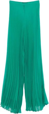 Max Mara Pianoforte Pant - Dames - Wijde Broeken - Groen - 2XS - Broeken