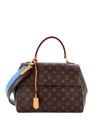 Louis Vuitton Cluny Top Handle Bag Monogram Canvas MM shoulder bag - Brown