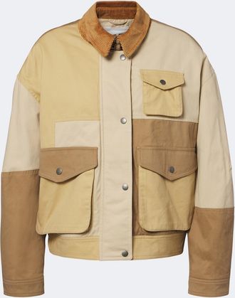 Isabel Marant Risla patchwork cotton jacket