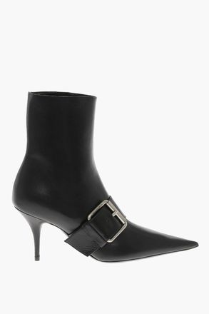 Balenciaga Stivaletti in Pelle BELT con Fibbia 8cm Balenciaga