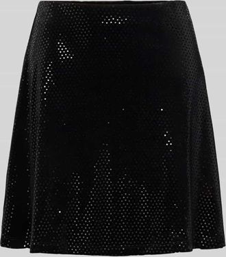 Vero Moda Mini-Rock mit Pailletten-Besatz Modell SENSA in Black, Größe XL
