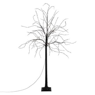 ECD Germany &Aacute;rbol de navidad artificial 150cm con 600 luces LED blanco c&aacute;lido