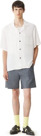 Lanvin White Shirt With Mother And Daughter Print On The Back at Nordstrom, Size 40S