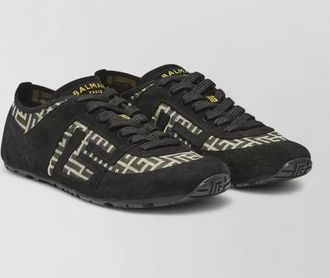 Balmain leather low-top sneakers