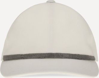 Brunello Cucinelli Baseball Cap with Monili embellishment Female S