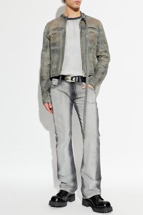 Diesel D-VULMAR-FSI Denim Jacket, Mens, Grey