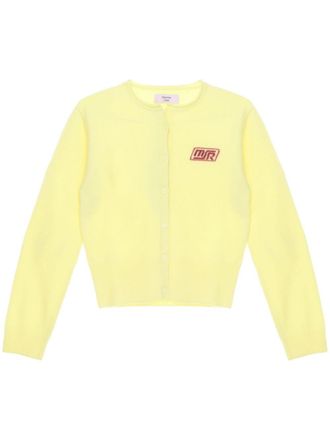 Martine Rose Vest met pluizige afwerking - Geel