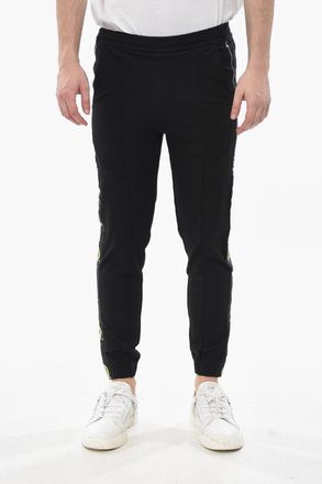 Givenchy Pantaloni 3 Tasche con Bande Laterali Stampate e Polsini Givenchy