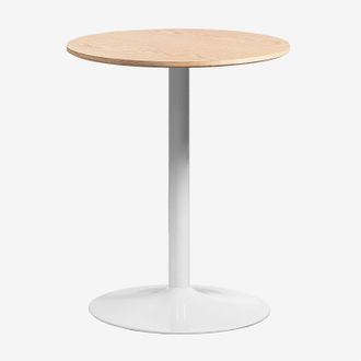Sklum Sklum - Mesa De Comedor Redonda En Mdf Y Metal Yvetta