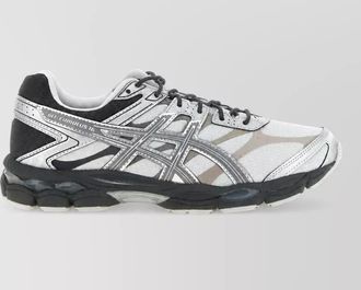 Asics synthetic leather lace-up sneakers