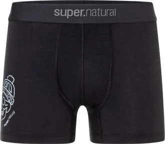 super.natural Tundra175 Frosty Boxer Unterhose f&uuml;r Herren | schwarz