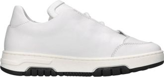 Moschino Leren Sneakers - Heren - Sneakers - Wit - 39 EU - Leer - Schoenen