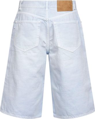 Haikure Womens Bermuda Shorts New Becky Light Blue Cotton