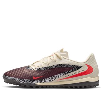 Nike United Phantom 6 Low Academy TF Burgundy Crush Fossil IO8449-661