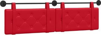 vidaXL Cabecero Colgante Rojo Cuero Sint&eacute;tico Vidaxl