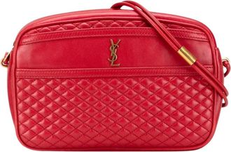 Saint Laurent Pre-owned Camera Quilted Bag - Dames - Vintage Schoudertas - Rood - ONE Size - Vintage