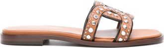 Tod's Brown Slip On Flats