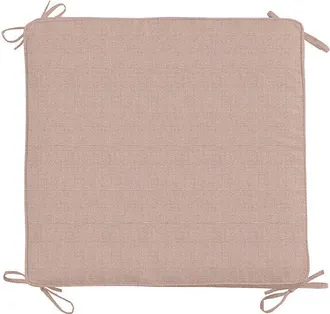 Ballard Designs Replacement Ottoman Cushion with Zipper - 24x23 - Box Edge, Oxford Stripe Clay - Ballard Designs