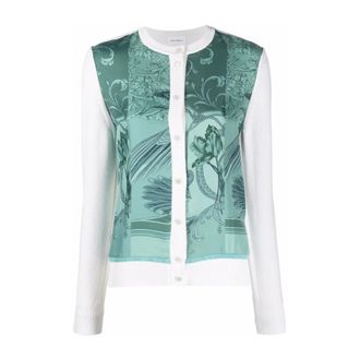 Ferragamo Dames, Truien, Groen, Maat: XS