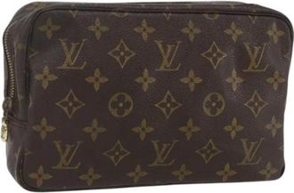 Louis Vuitton Pre-owned Clutches, female, Brown, Size: ONE SIZE Pre-owned Canvas Clutch