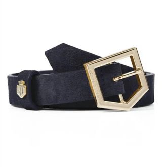 FAIRFAX & FAVOR Womens Sennowe Belt In Navy Suede
