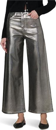 Joe's The Mia Wide Leg Ankle Foil Womens Jeans Pewter Foil : 28, Denim