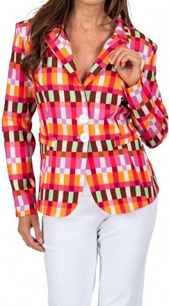 Scapa Button Down Blazer In Multi