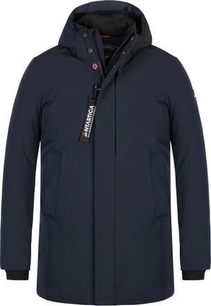 Antartica Charles jack met capuchon - Blauw