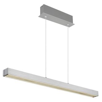 Netlighting Ethan Bar Pendant Aluminium LED Dimmable 2700 6000K Touch Dimmer in Grey