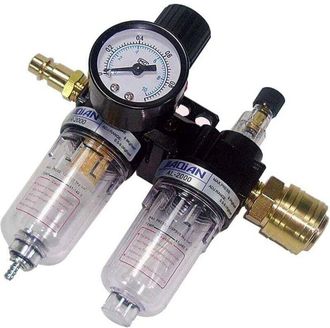 OEM Regolatore Di Pressione Dellaria Da 1/4 - Separatore Olio-acqua - Controllo Preciso A 12 Bar - Per Compressori DAria - Elettricisti E Appassionati Del