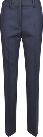 Incotex Pantalone Petra - Dames - Straight fit broeken - Blauw - XS - Katoen - Broeken