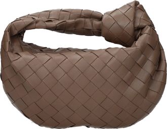 Bottega Veneta Jodie Handtas Dames Leer Bruin/Genen