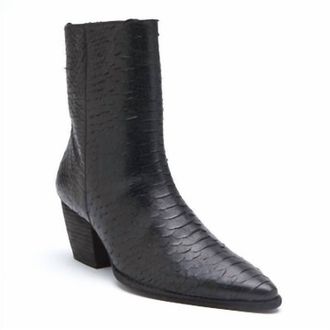 Matisse Footwear Womens Caty Bootie In Black Snake