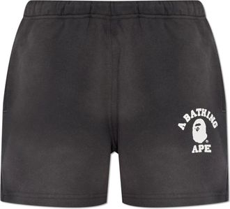 A Bathing Ape Short Shorts, female, Black, Size: XS Logo Shorts