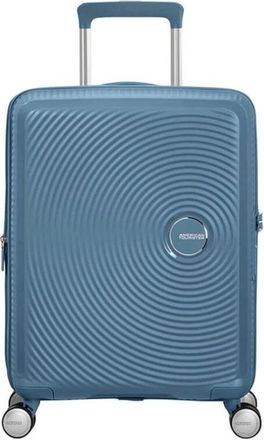 American Tourister Uitbreidbare Soundbox Trolley met TSA-slot - unisex - Handbagage koffer - Blauw - ONE Size - Koffers