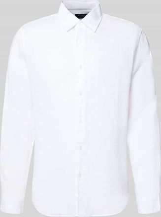 Mc Neal Leinenhemd mit Kentkragen in Weiss, Gr&ouml;&szlig;e XXXL