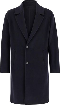 low brand Blue Coat With Classic Revers In Wool Man