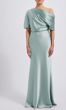 Amsale The Slouch Dress in Jade at Nordstrom, Size 0