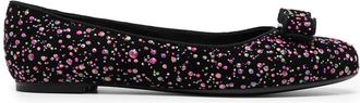 Ferragamo Ladies Black Flats, US Size 6.5